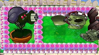 Doom Gatling vs 99 Giga Gargantuar vs Dr.Zomboss - Plants vs Zombies Hack