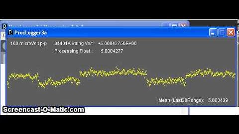 Agilent 34401A Resolves 5.0 Volt to 1 ppm in RS232 (7+ Digit mode)