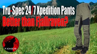 Better than Fjallraven?  TruSpec 24/7 Xpedition Pants  Trail Review