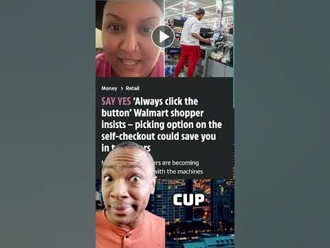 The Hidden Secrets Behind Walmart's Self-Checkout Button - YouTube