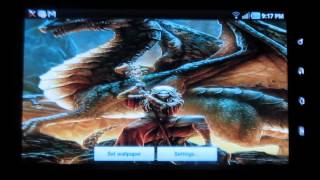 3D Fantastic Flying Dragon live wallpaper - App review by ReviewBreaker screenshot 1