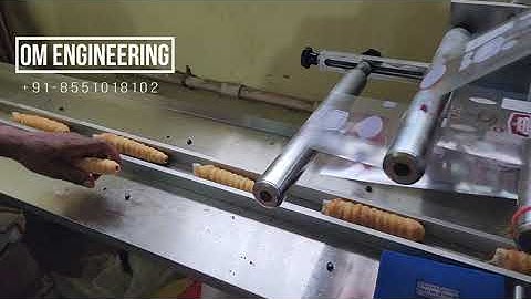 Cream Roll Packing Machine, Bun Packing Machine, Horizontal Flow Wrap Machine, Packing Machine