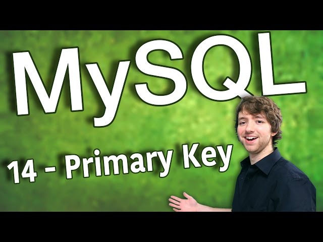 MySQL 14 - Primary Key