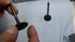 エンジンの燃焼室に見慣れない汚れが