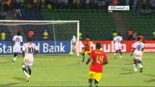 غانا 1 - 1 غينيا هدف كامارا 45 هدف ولا أروع