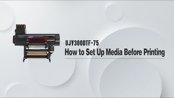 UV-DTF - UJV300DTF-75 - Media Set Up