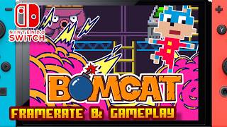 BOMCAT - (Nintendo Switch 1) - Framerate & Gameplay - 4K @PixelacosGameplaysTV