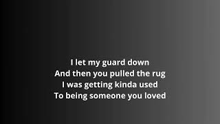 Lewis Capaldi - Someone You Loved(lyrics)