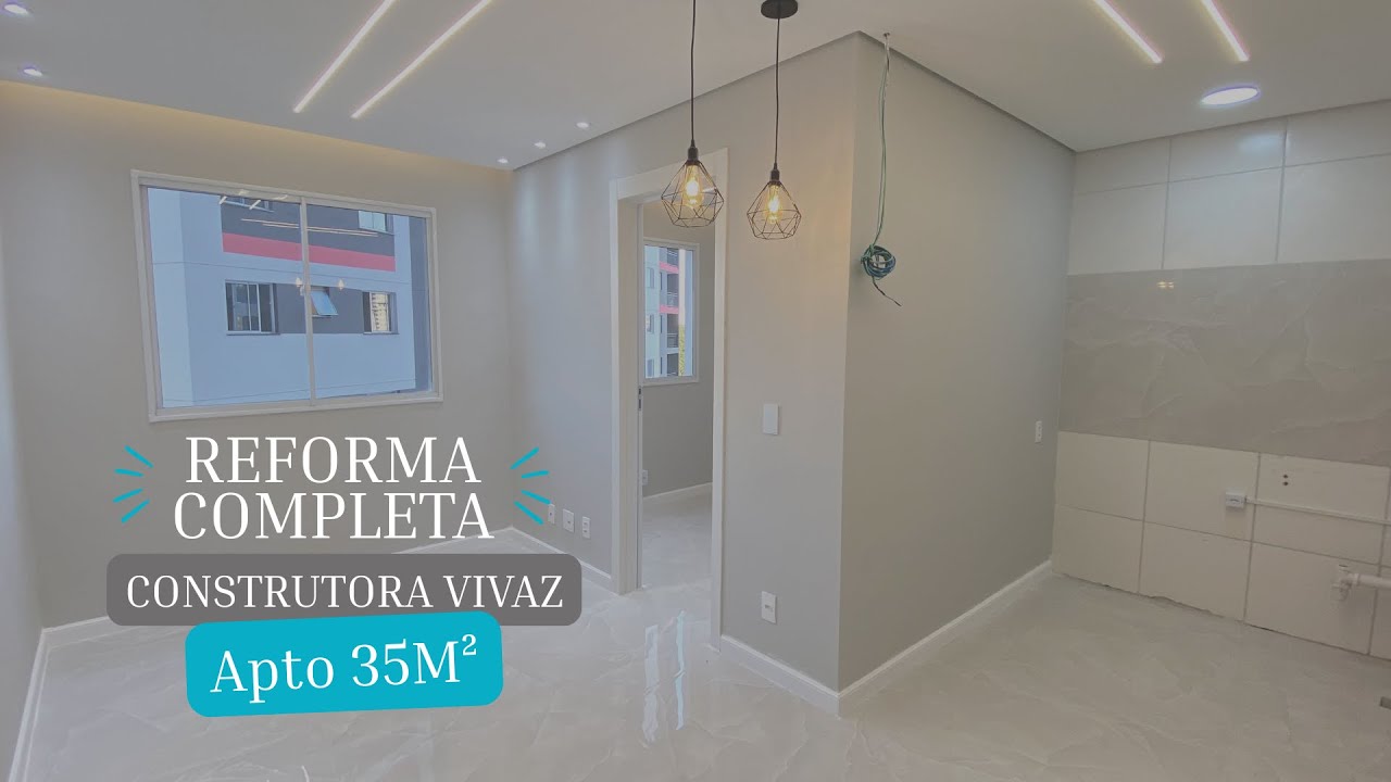 APTO 35M² REFORMA COMPLETA | CONSTRUTORA Cury