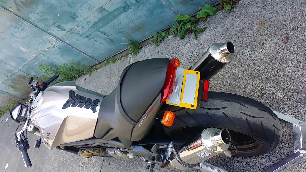 2001 Cagiva V Raptor 1000cc Cafe Racer walk around - YouTube