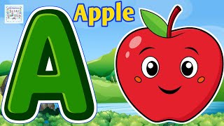 ABC Rhymes for Toddlers |A to Z ABC Phonics Song for Kids | Phonics Fun with A for Apple #kidssongs