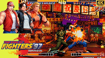 KOF 97 - Arcade Walktrough - SNK Heroes Team - 4K 60 FPS.