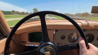 1958 Jaguar XK 150 warm start and mixed drive ￼