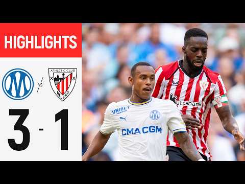 Highlights | Olympique Marseille 3-1 Athletic Club | Pretemporada 2026/27 — football highlights