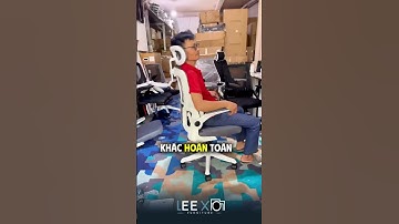 Ghế công thái học khác gì ghế văn phòng bình thường? | Leexo Shop  #leexoshop #congthaihoc #gaming