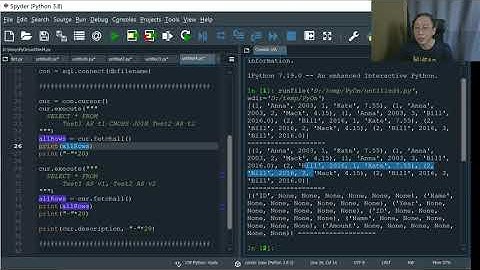 Python Programming - Python SQLite T06 - Cross And Inner Join