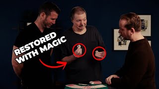 Torn into pieces and then restored by MAGIC