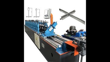 Main Tee Cross Tee bar roll forming machine for Ceiling