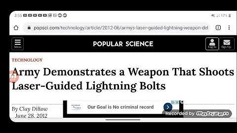 Laser Guided Lightning Bolts