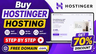 Buy Hostinger Hosting Step by Step | Get Free Domain | How to Buy Hosting from Hostinger