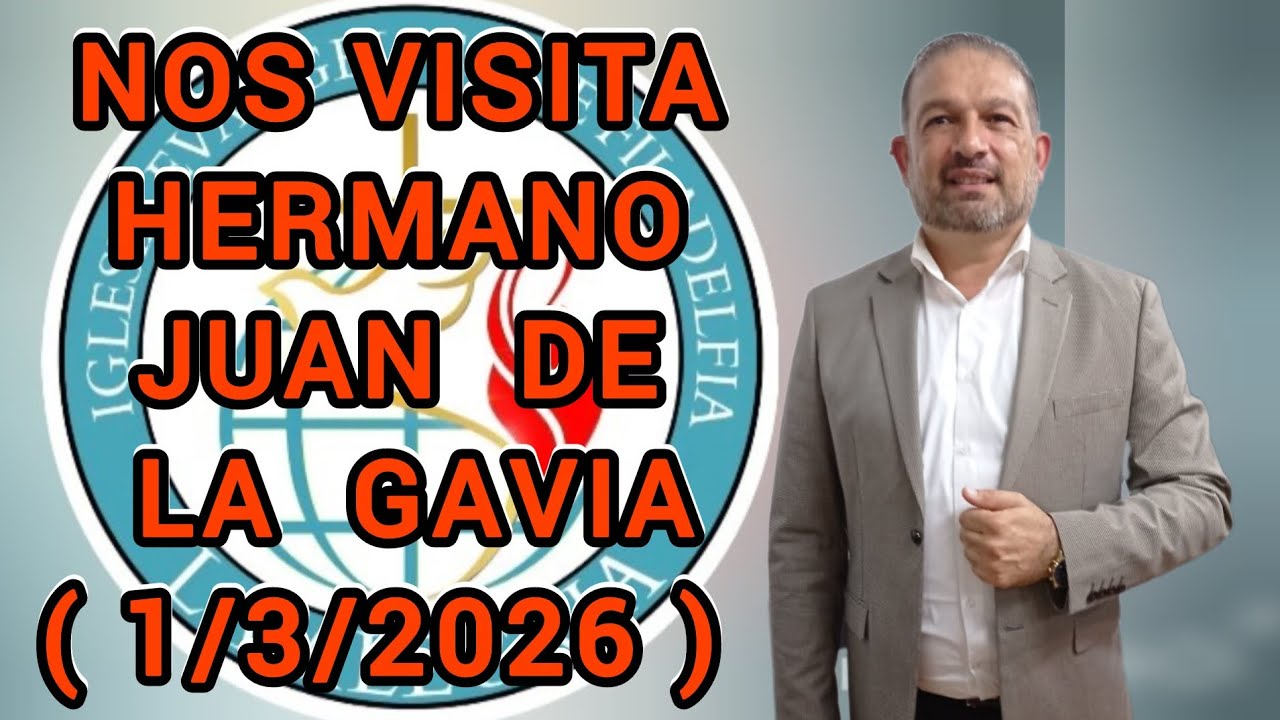 IGLESIA LA ALEGRÍA..NOS VISITA HERMANO JUAN DE LA GAVIA  LA PALABRA JESUS ENTRO A LA CASA (1/3/2026)