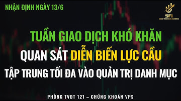 TUẦN GIAO DỊCH KHÓ KHĂN - QUAN SÁT DIỄN BIẾN LỰC CẦU - TẬP TRUNG TỐI ĐA VÀO QUẢN TRỊ DANH MỤC