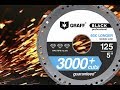 &quot;3000 +&quot; cuts, Guaranted! GRAFF Black cutting wheel - 3X LONGER Lenox Metal Max wheel life.