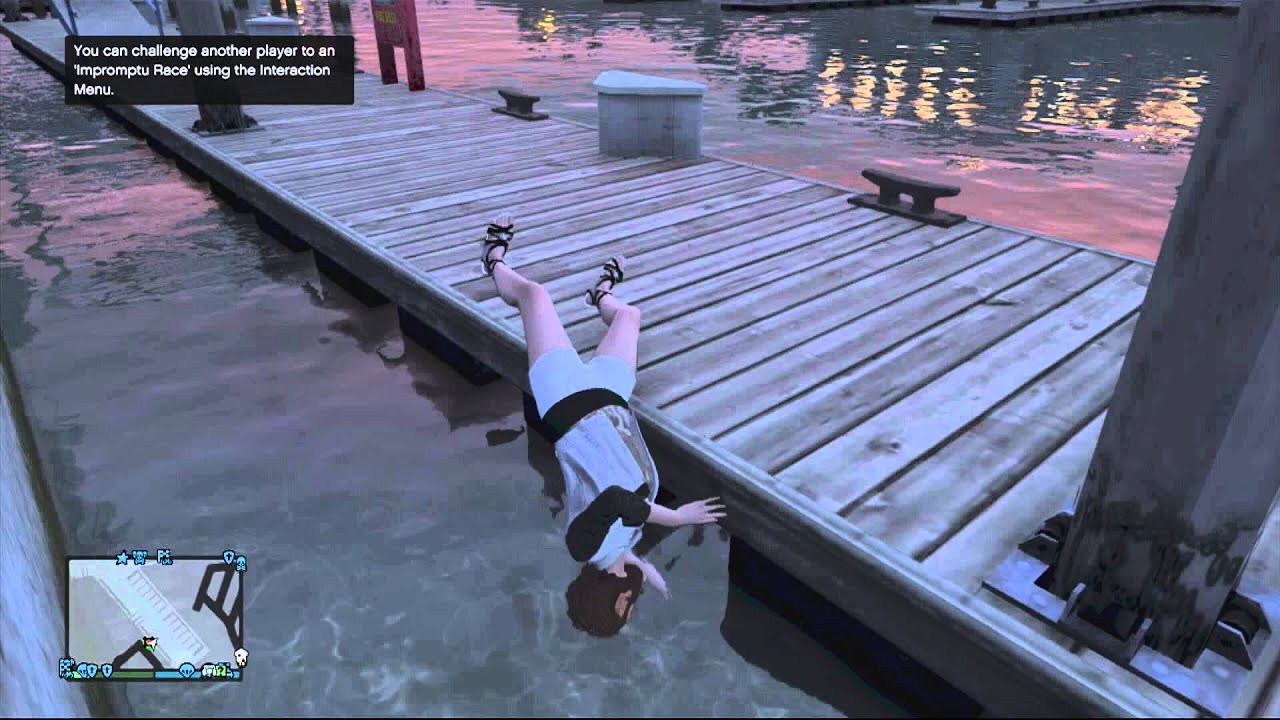 GTA 5 Taking a swim YouTube