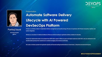 Presentation | Automate Software Delivery Lifecycle | Exito DevOps Summit: Singapore 2024