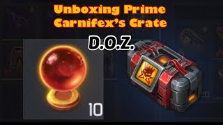 좀비의새벽 일급도살자의 상자 Prime Carnifex’s Crate, dawn of zombies(DOZ)