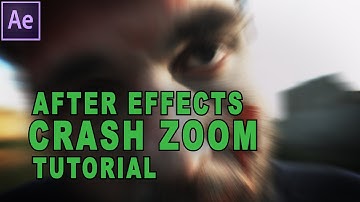 After Effects Tutorial - How To Do A Crash Zoom