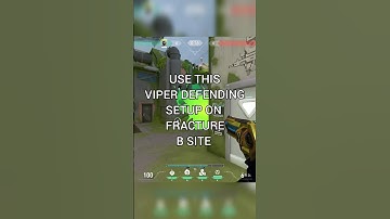 Use This Viper Defending Setup On FRACTURE B Site | VALORANT #shorts#short #valorant #valorantclips