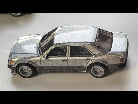 Видео: Mercedes 500E Hot Wheels Premium 2023 обзор