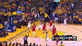 Stephen Curry Misses Two Wide Open 3’s in a Row   Game 3   Rockets vs Warriors   2018 NBA Playoffs