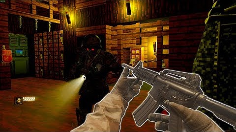 THE MINECRAFT ZOMBIES TOWER CHALLENGE (Black Ops 3 Custom Zombies)