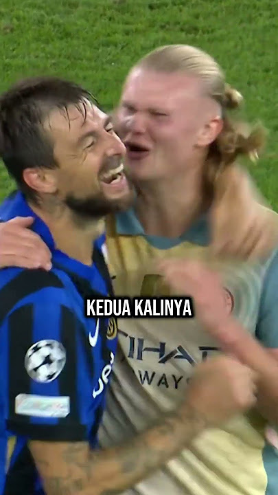 Ada momen menarik usai pertandingan Manchester City vs Inter Milan