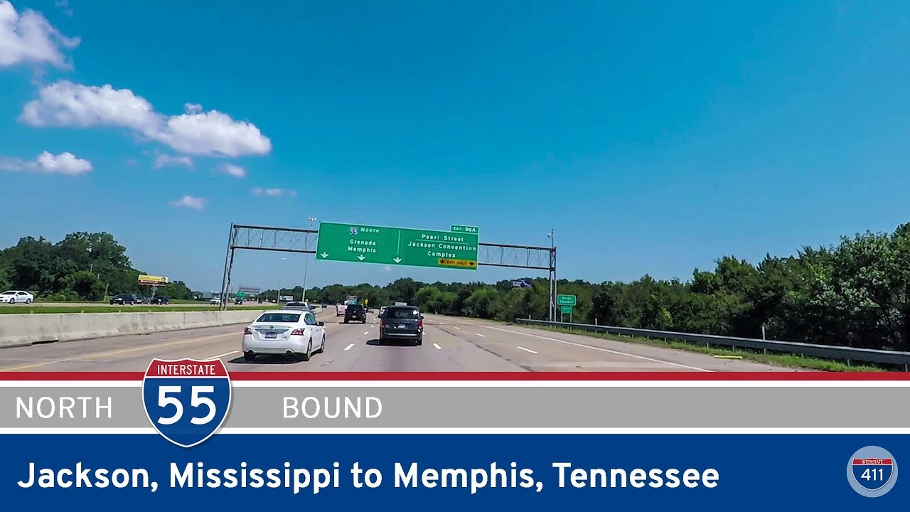 Interstate 55 - Jackson To Memphis - Mississippi |  Drive America'S Highways 🚙