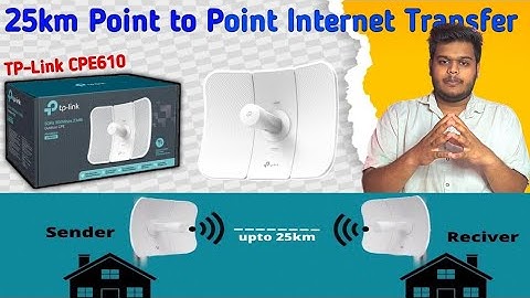 25km Point to Point | TP-Link CPE610 High Power Outdoor CPE/Access Point