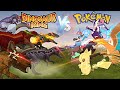 Pokemon Vs Dinosaur King Stick Nodes 