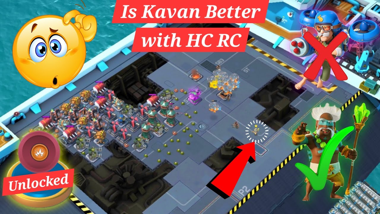 Using Kavan with Chopper & Rockets 🚀 #boombeach #boombeachwarships ...