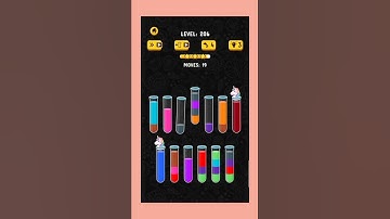 Color Water Sort 3D Level 206 #games #gaming #gamingvideos #gameplay #gamophobia  #mobilegames