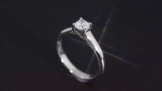 ティファニー LUCIDA/ルシダ･ダイヤモンドリング･指輪/Pt950-4.5g/0.36ct/レポート付/10号/#50/TIFFANY ＆ Co. 翌日配送可■212723