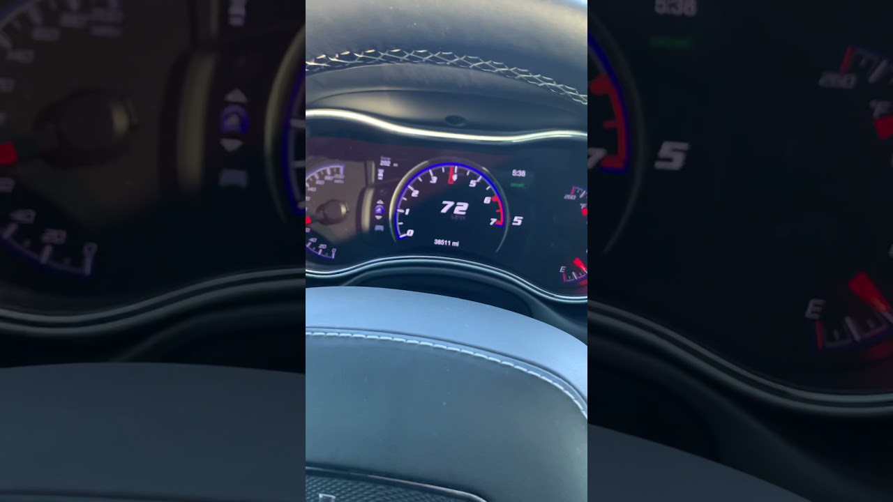 Downshift and upshift in the Trackhawk YouTube