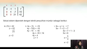 Metode Eliminasi Gauss Naif | Metode Numerik