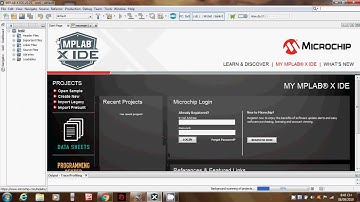 led nhấp nháy (mplab)