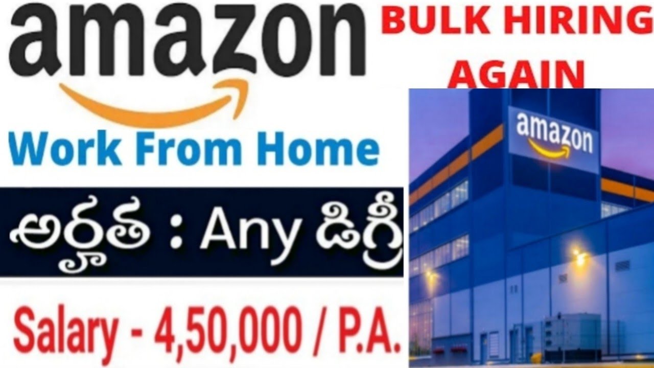 Latest jobs in Amazon recruitment 2022/any degree/freshers/28000