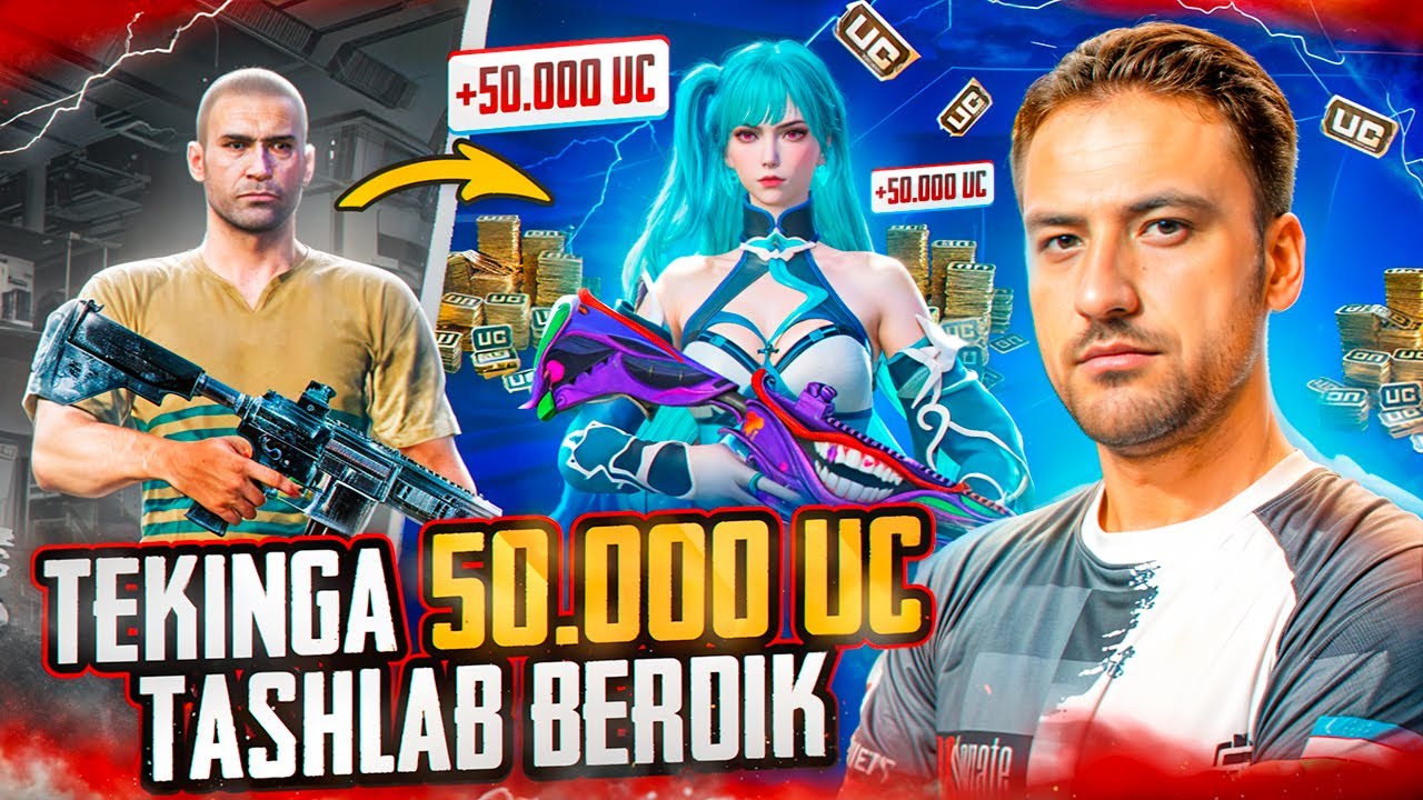 50.000 UC GA 0 AKKAUNTNI FULL QILDIK 😳 ARUJALAR VA ULTIMATELARNI XAMMASINI OLDIK 🥰