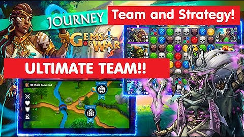 Gems of War Journey Event FINAL LEVELS NO MYTHIC team! Guide and best strategy!