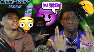 ACTING “HOOD” IN FRONT OF MY FRIENDS🤣 *HILARIOUS*! Ft. NBA YOUNGBOY #prank