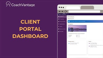 Client Portal Overview | CoachVantage Tutorial